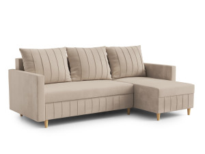 Narożnik Sofa FOX z pojemnikiem, funkcja spania