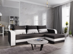 Narożnik sofa z funkcją spania HAWANA, promocja