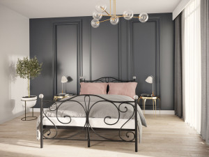 Łóżko metalowe Cristal 120cm