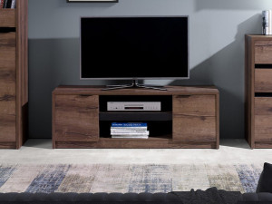 Nowoczesna szafka RTV Denvi 135cm - Solidne Wykonanie, Elegancki Design