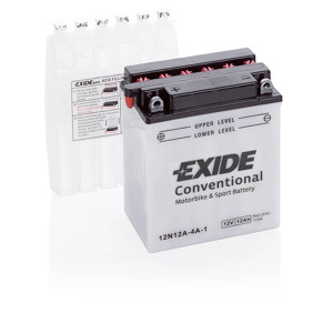 Bateria para mota Exide 12n12a-4a-1 12ah 115a 12v