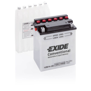 Bateria para mota Exide 12n14-3a 14ah 130a 12v
