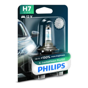 Lâmpada h7 Philips xtr vision pro150 1pc
