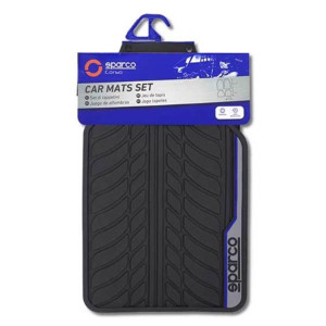 Conjunto de tapetes para automóvel Sparco tapetes universais para automóvel f507 intl azul