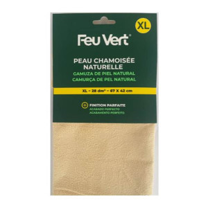 Feu Vert Premium couro natural camurça tamanho XL
