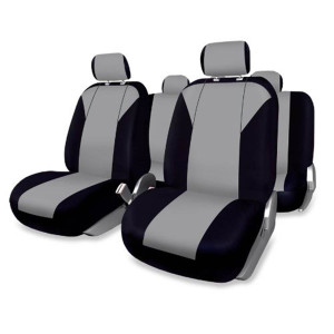 Conjunto de capas para cadeiras auto Firenze Plus Power em cinzento