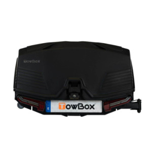 Towbox Caixa de reboque Camper preto modelo curto Caixa de reboque