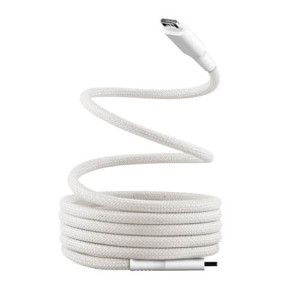 Cabo de manga magnética USB-C para USB-C Tnb cor branca