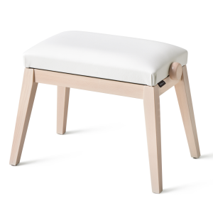 Hidrau KōBE BG-50 Piano Bench (White)