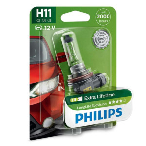 PHILIPS LongLife EcoVision H11 - 12V-55W - 1szt. blister