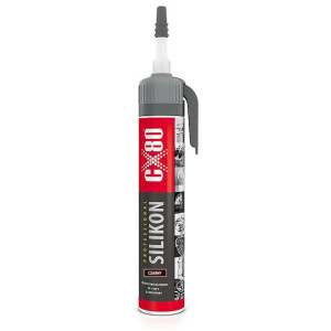 CX80 Silikon Premium Czarny 210g - wysokotemperaturowy