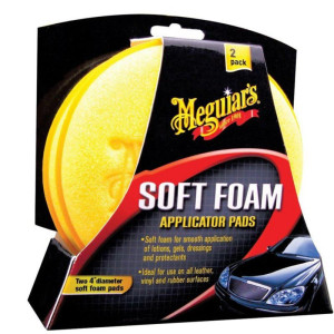MEGUIARS Soft Foam Applicator Pads - 2 aplikatory do wosku