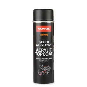NOVOL ACRYL TOPCOAT 500ml CZARNY SATYNA