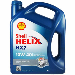 SHELL Helix HX7 10W40 4L - półsyntetyczny olej silnikowy