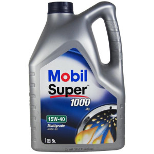 MOBIL Super 1000 15W40 5L - mineralny olej silnikowy