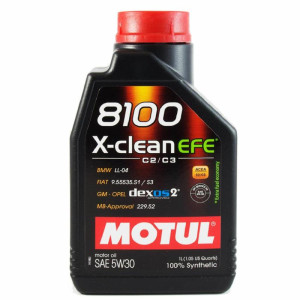 MOTUL 8100 X-Clean Efe C2/C3 5w30 1L - syntetyczny olej silnikowy