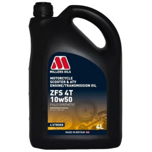 MILLERS OILS ZFS 4T 10w50 4L - syntetyczny olej motocyklowy