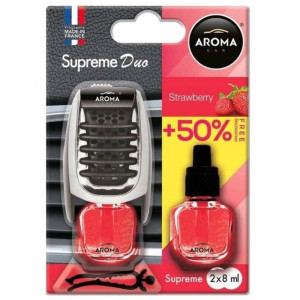 Zapach do samochodu AROMA Supreme Duo - Strawberry