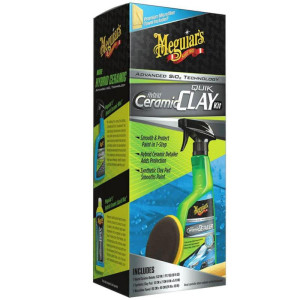 MEGUIARS Hybrid Ceramic Quik Clay Kit - zestaw do glinkownia lakieru