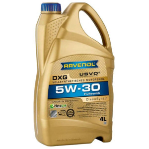 RAVENOL DXG 5W30 CleanSynto USVO 4L - syntetyczny olej silnikowy