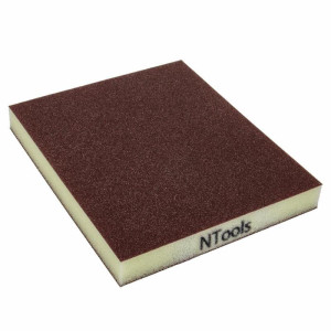 NTOOLS GSD - Dwustronna gąbka ścierna P240 120x100x13mm