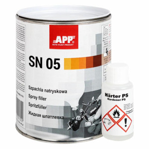 APP SN 05 - Szpachla natryskowa z utwardzaczem 1kg