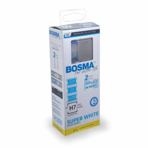 BOSMA Super White H7 - 12V-55W - 2szt.
