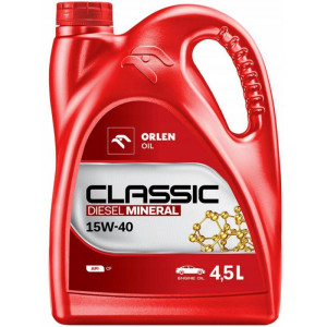 PLATINUM Classic Mineral Diesel 15w40 4,5L - mineralny olej silnikowy