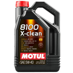 MOTUL 8100 X-Clean C3 5w40 5L - syntetyczny olej silnikowy