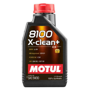 MOTUL 8100 X-Clean+ C3 5w30 1L - syntetyczny olej silnikowy