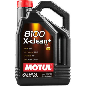 MOTUL 8100 X-Clean+ C3 5w30 5L - syntetyczny olej silnikowy