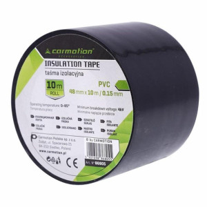 CARMOTION Taśma Izolacyjna PCV 0,15mm x 48mm x 10m 1 szt - czarna
