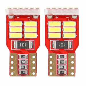 AMIO Żarówki LED CANBUS 18SMD 4014 T10e W5W White 12V