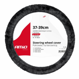 AMIO Pokrowiec kierownicy SWC-04-M (37-39cm)