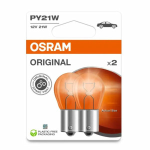 OSRAM Original PY21W 12V 21W BAU15s - Żarówki Pomarańczowe (2 szt.)