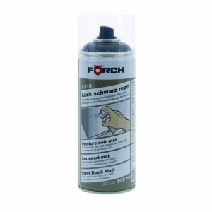 FORCH - lakier czarny matowy RAL 9005 w sprayu szybkoschnący 400ml