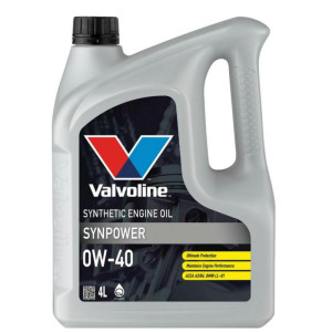 VALVOLINE Synpower 0w40 4L - syntetyczny olej silnikowy