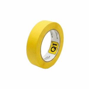Q1 TAPES Premium Masking Tape - żółta taśma maskująca 24mm x 50m