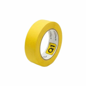 Q1 TAPES Premium Masking Tape - żółta taśma maskująca 30mm x 50m