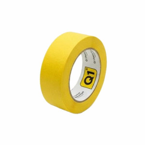 Q1 TAPES Premium Masking Tape - żółta taśma maskująca 36mm x 50m
