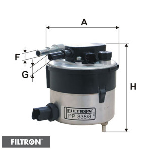 FILTRON Filtr paliwa PP838/8