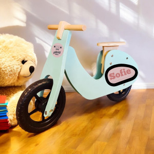 Loopfiets met naam play | houten loopfiets | loopfiets 2 jaar