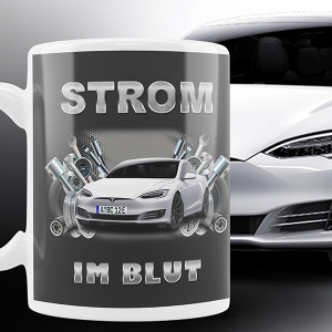 Bedruckte Tassen als Tuning Geschenk für Autofans: mit Auto, Nummernschild, eigenem Bild u. Text. Schöne Tassen mit Auto u. Foto, Fotogeschenke Ideen