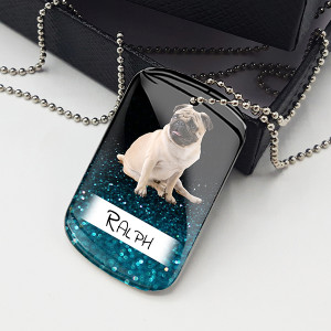 Personalisierter Anhänger Dog Tag mit deinem Hund darauf aus Metall in vielen Designs!