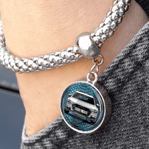 Personalisiertes Armband - Individuell gestaltetes Schmuckstück für Freund und Frauen - Auto und Nummernschild Modell - auto4style