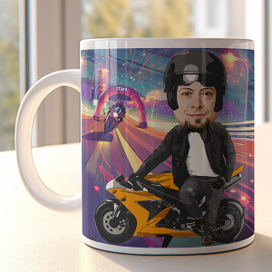 Individuelle Motorrad-Tasse: Geschenk für Motorradfahrer - Kreative Fotogeschenke Ideen für Biker, um den Kaffeegenuss zu personalisieren