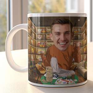 Tasse personnalisée pour amateur/trice de jeux de société | Idée cadeau géniale pour passionné(e) de jeux de société!