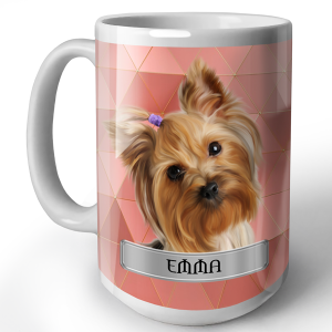 Personalisierte Hundetasse mit Bild und Namen – Einzigartige Tasse mit Foto und Spitznamen – Perfektes Geschenk für Hundeliebhaber! - auto4style