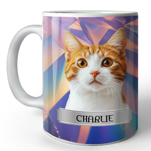 Personalisierte Tasse mit Katzenfoto und Spitznamen – Perfektes Geschenk für Katzenliebhaber/in – Kreative Tasse mit Bild und Namen - auto4style