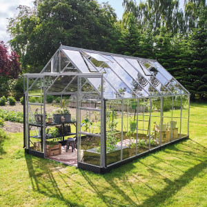 Drivhus Icon Aluminium Sikkerhetsglass, 11,2 M²